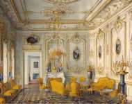 Mayblum Jules Palace of Count P. S. Stroganov. Yellow Drawing-Room - Hermitage